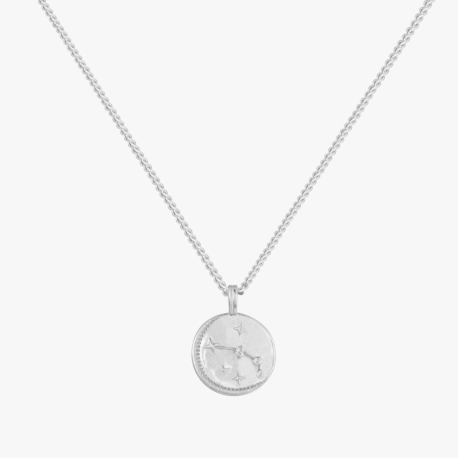 Exquisite Shine Finish 14K Gold Plated Aries Zodiac Personalized Pendant Necklace