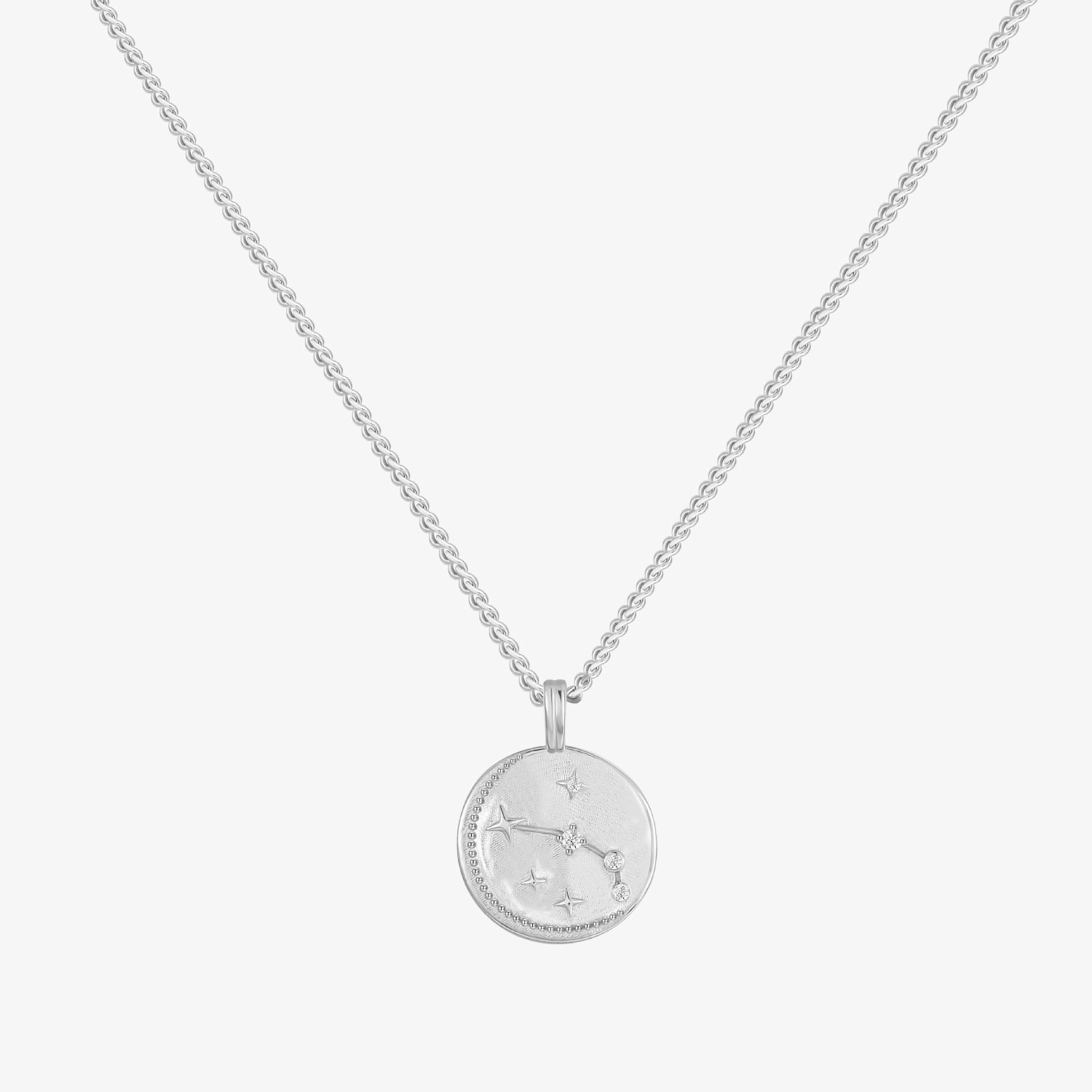 Glittering Craft 14K Gold Plated Aries Zodiac Personalized Pendant Necklace