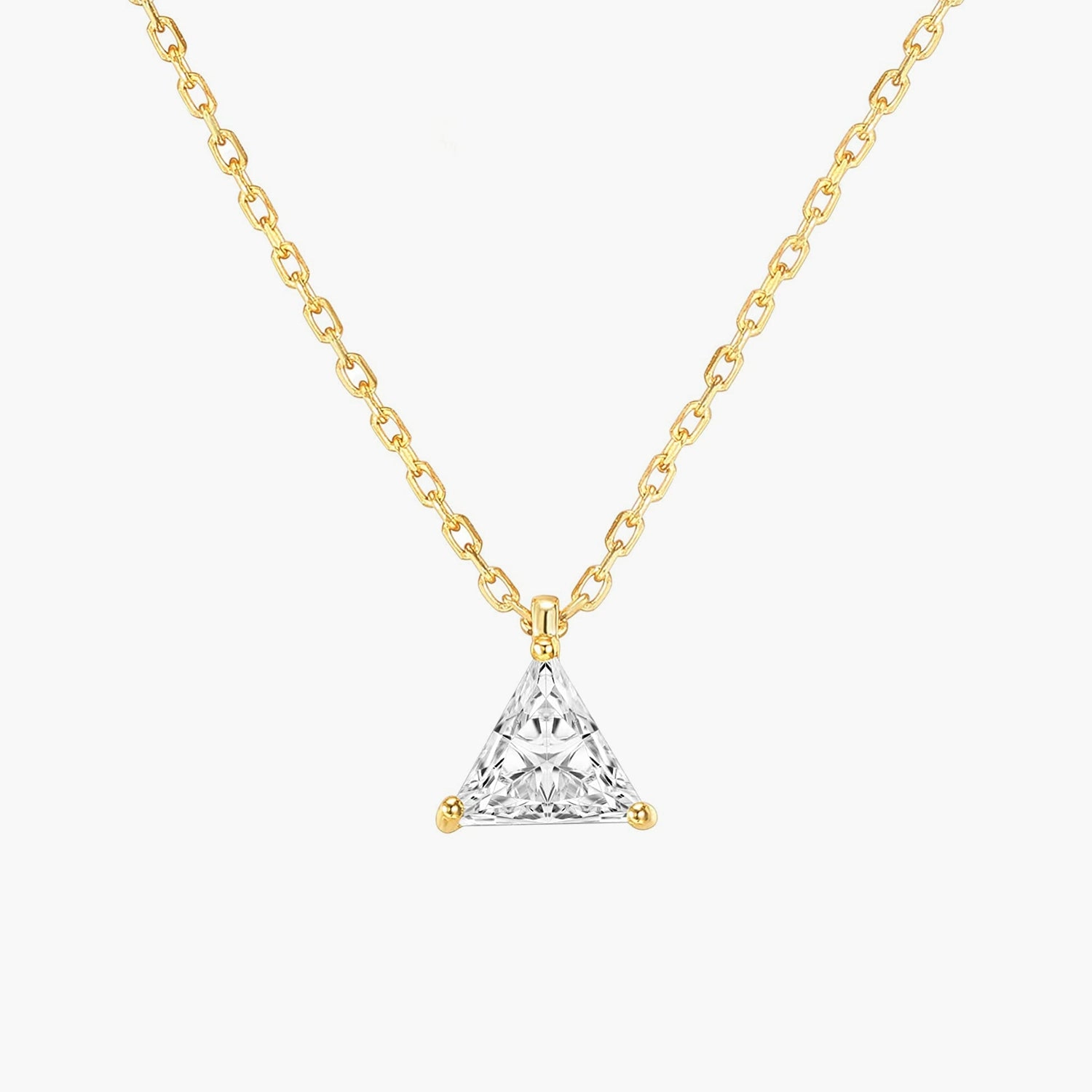 14K Gold Plated Pendant Necklace Layered Elegance