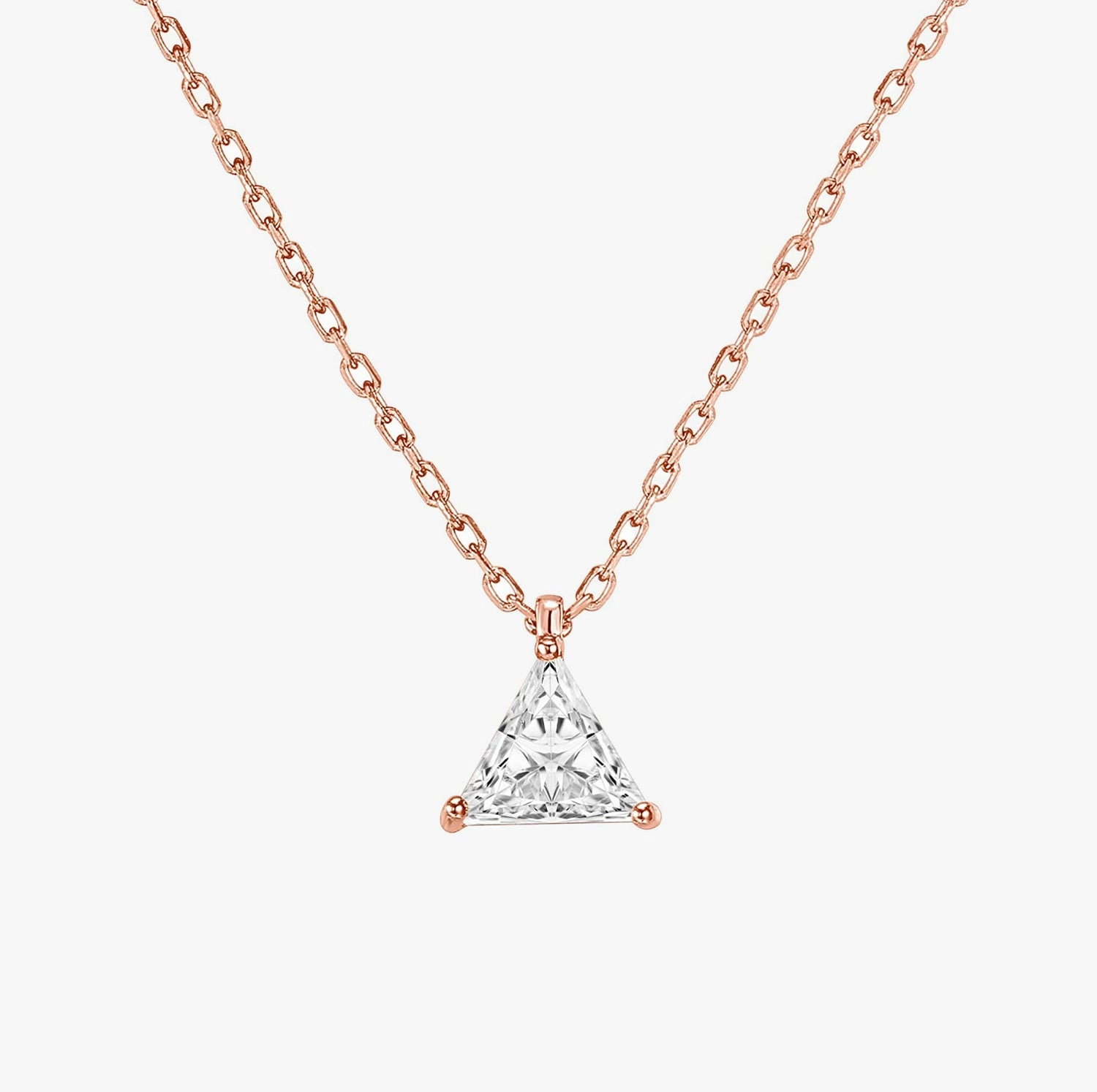 Shining Gem 14K Gold Plated Pendant Necklace