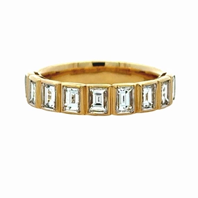 Artisan Embellishment 14KY 1/2 Way Around Diamond Anniversary Band (1.30cttw)