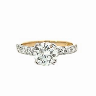Artistic Adornment 14kyw Straight Engagement Ring (1.84cttw)