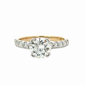 Artistic Adornment 14kyw Straight Engagement Ring (1.84cttw)