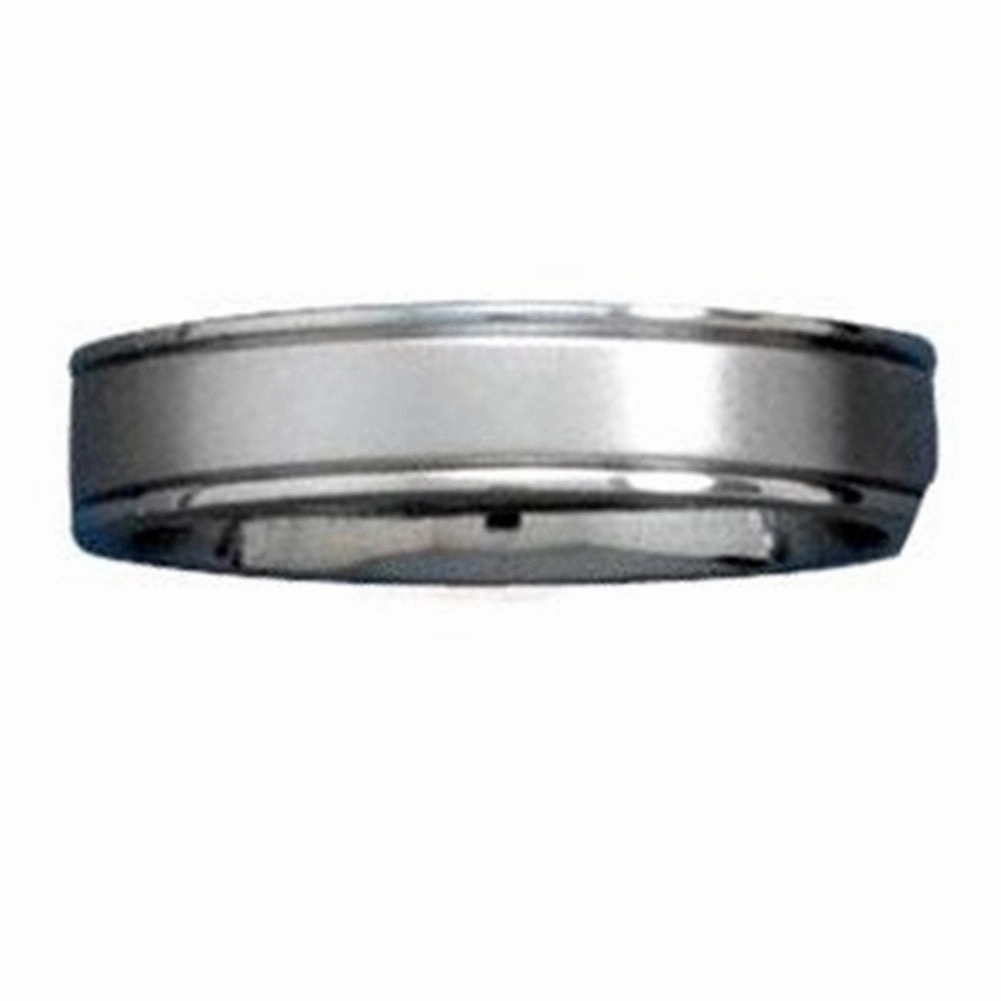 Fashion Design 316L Surgical Stainless Steel Brushed 5mm Band Ring