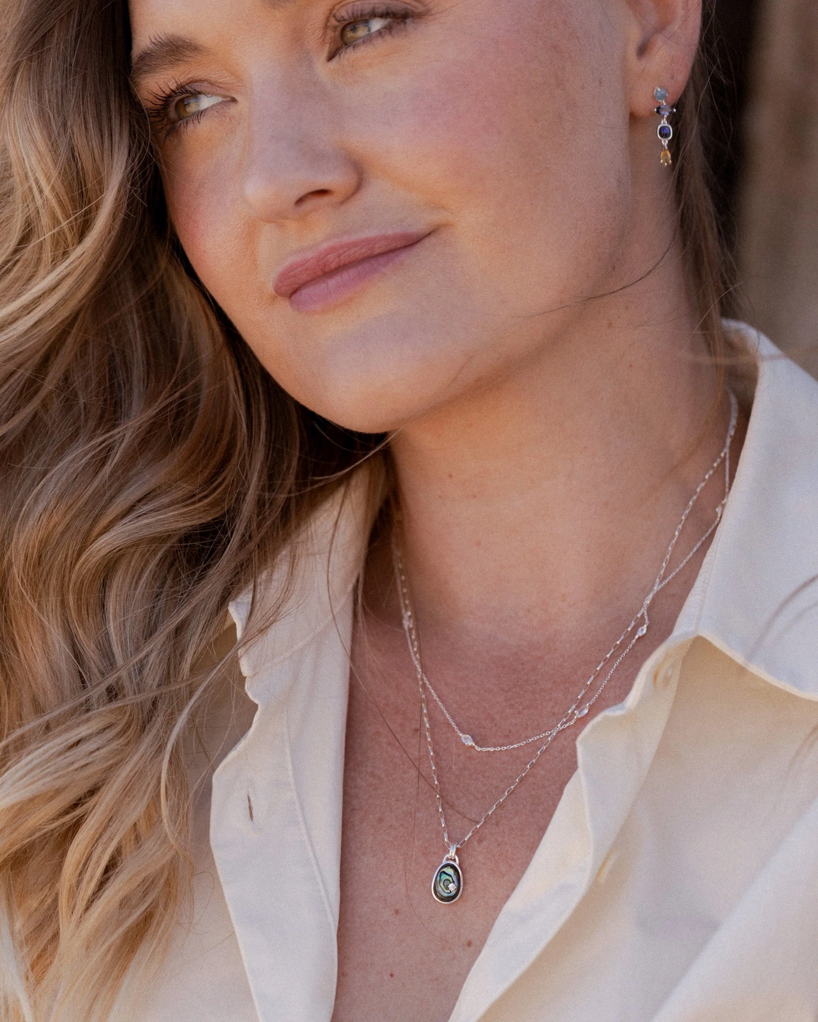 Abalone Canyon Charm Simple Detail One Of A Kind Item