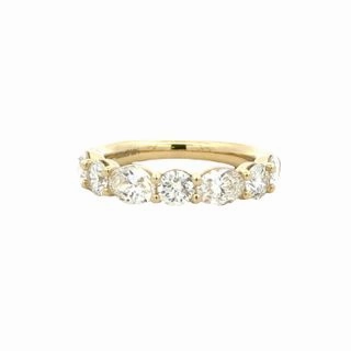 custom design 14ky Oval and Round Diamond Anniversary Band (2.42cttw)