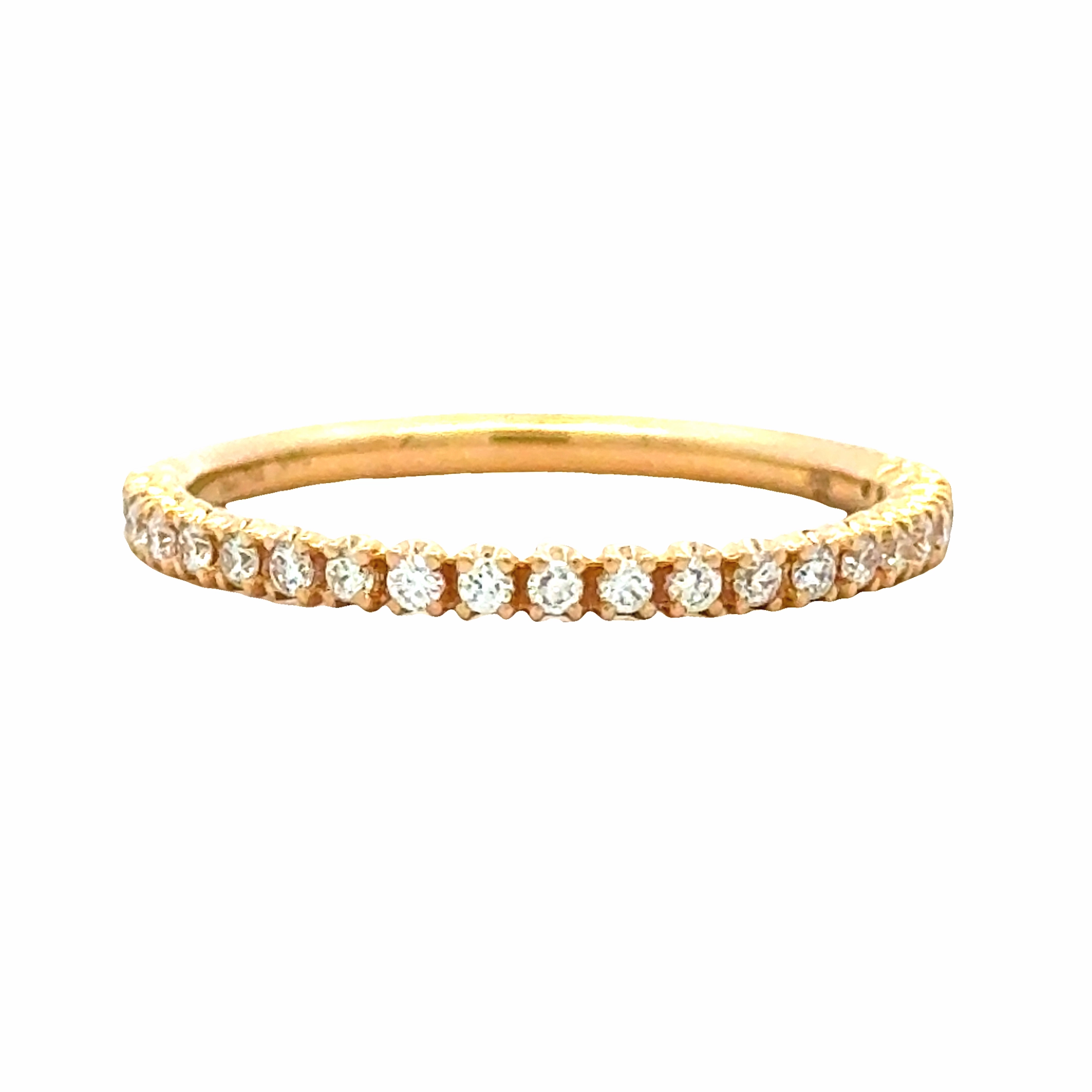 14K Yellow Gold Diamond Wedding Band (0.22 carat tw) Wonderful Gift