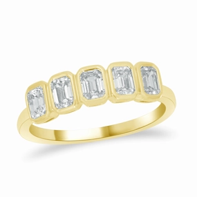 Delicate Accessory Laminated Layer 14ky Diamond Anniversary Band (1.00cttw)