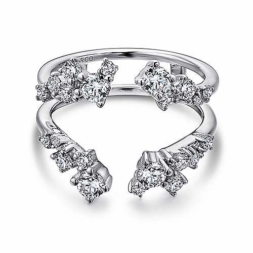 Prong Set Asymmetrical Constellation Diamond Wedding Band Virtual Item