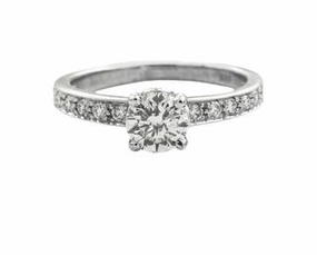 ANTIQUE MOTIF TRADITIONAL STYLE ENGAGEMENT RING 0.97CT TW Delicate Work Special Treat