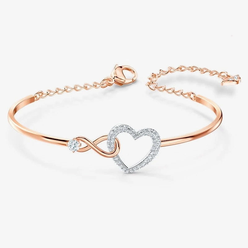 Women's Infinite Heart Bracelet Romantic Mood Expressive Accent
