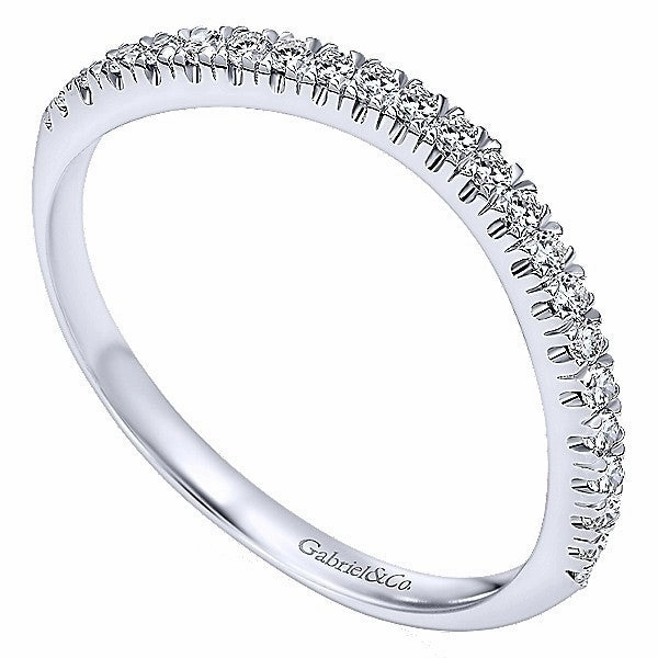 Event Accent Split Prong Contoured Diamond Band .15 Cttw 14K Gold 216B