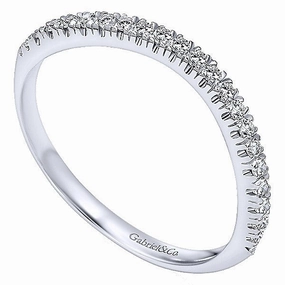 Event Accent Split Prong Contoured Diamond Band .15 Cttw 14K Gold 216B