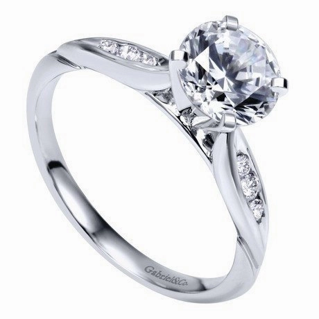 Bead Set Pinched Diamond Ring 14K White Gold .09 Cttw 204A Tough Build