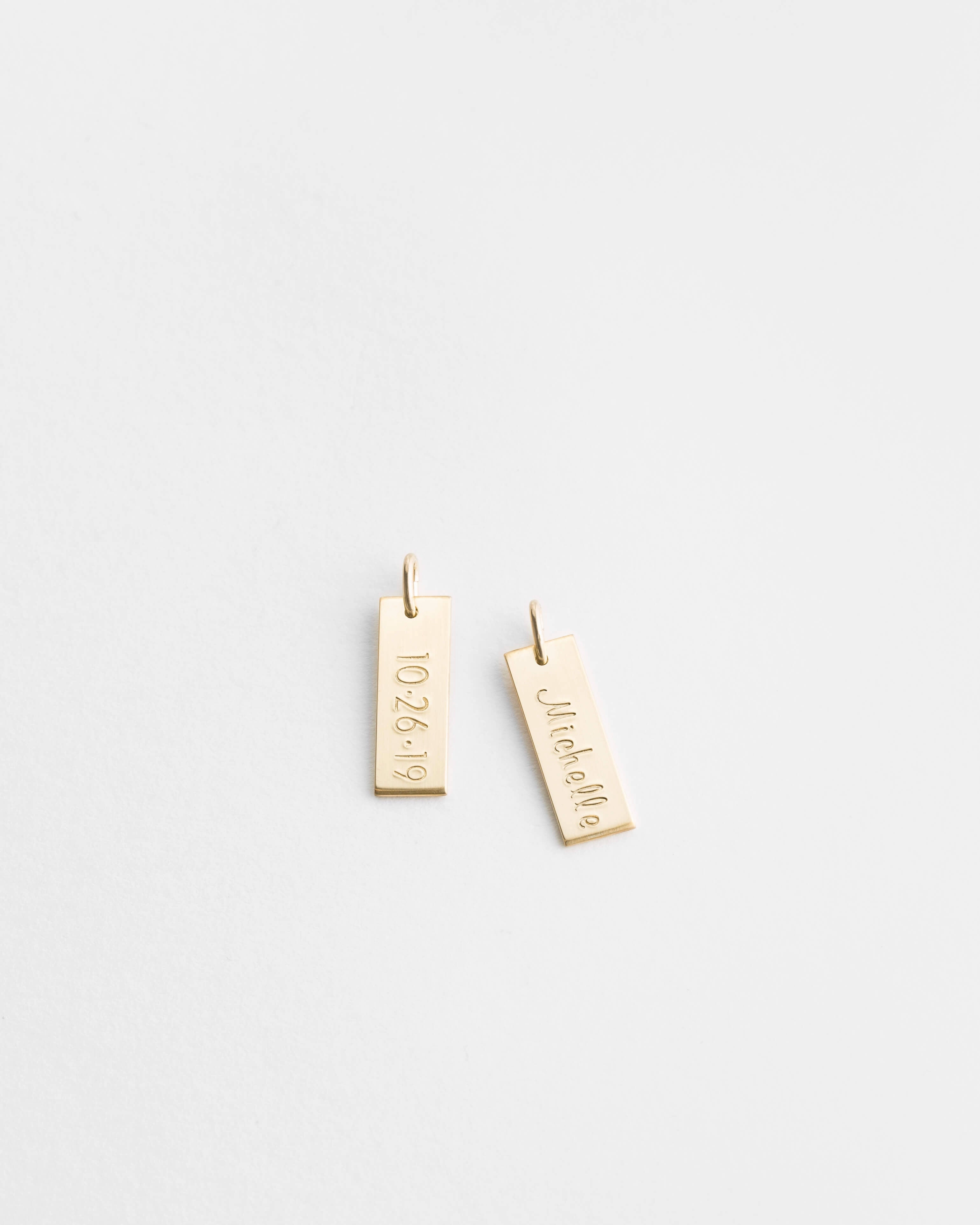 Extra Monaco Tag - 5.5x16mm (etsy) Custom Jewelry