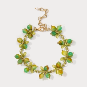 Instant Match Shimmering Accent Berry Bracelet