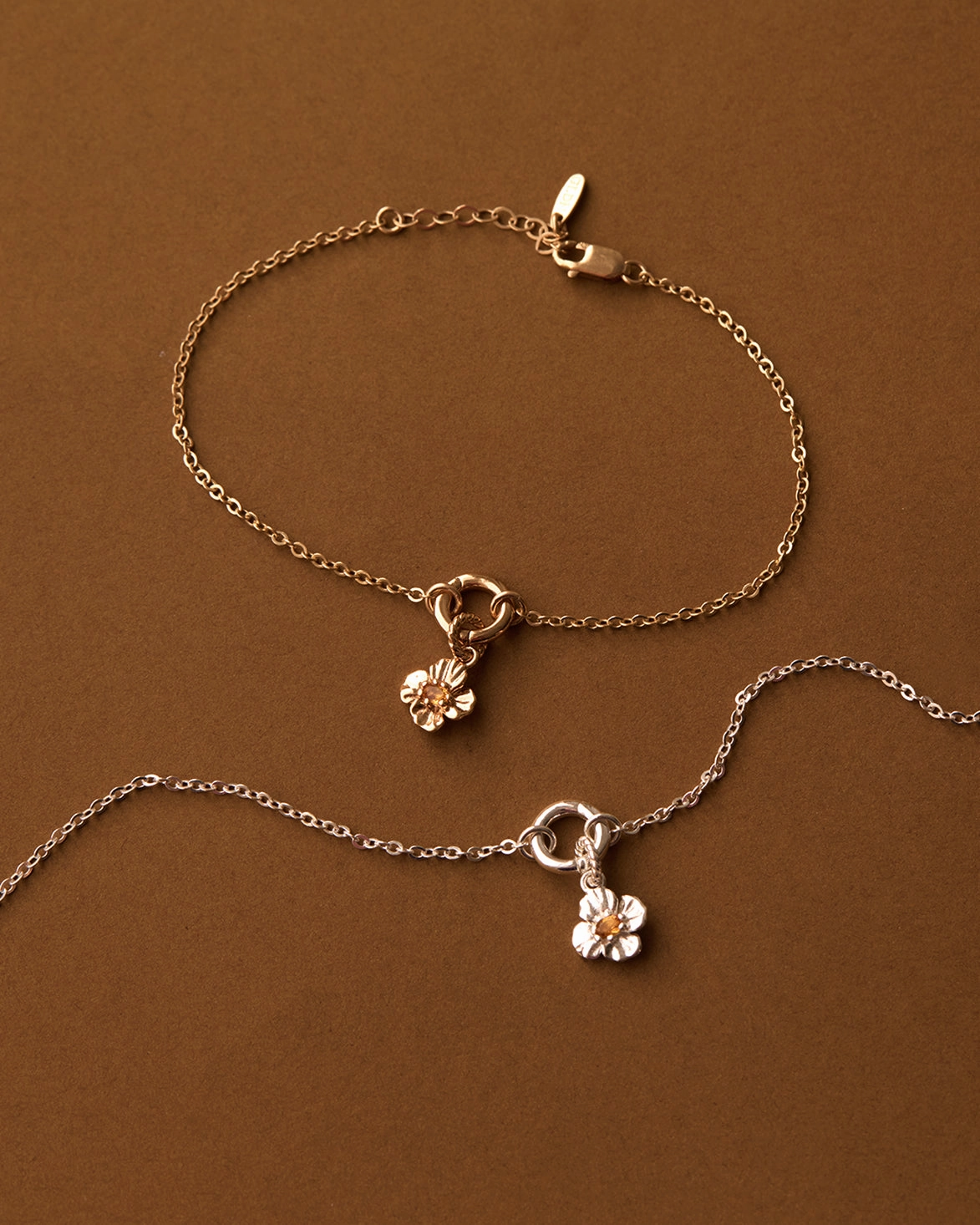 California Poppy Charm Dainty Charm