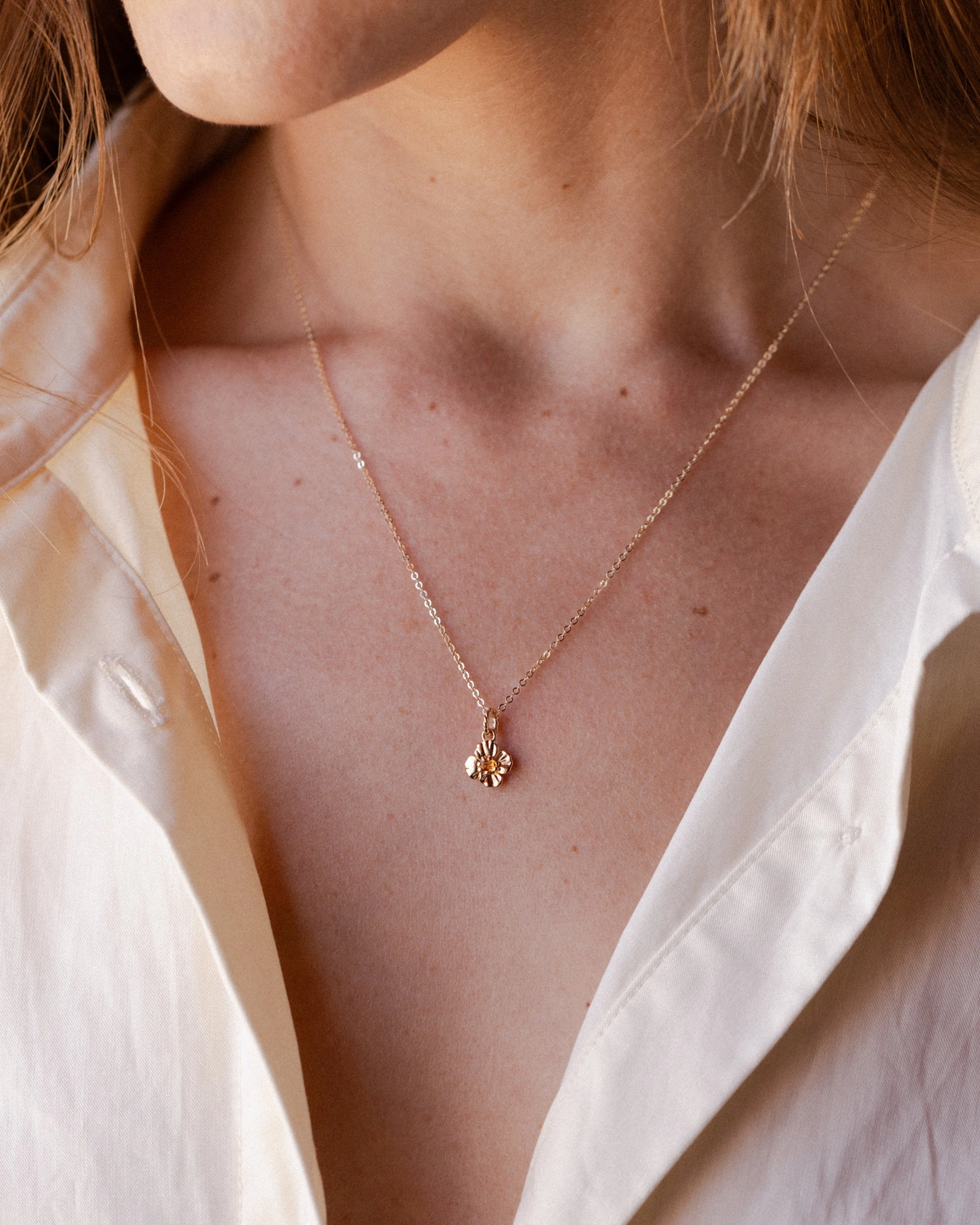 Lively Detail California Poppy Charm