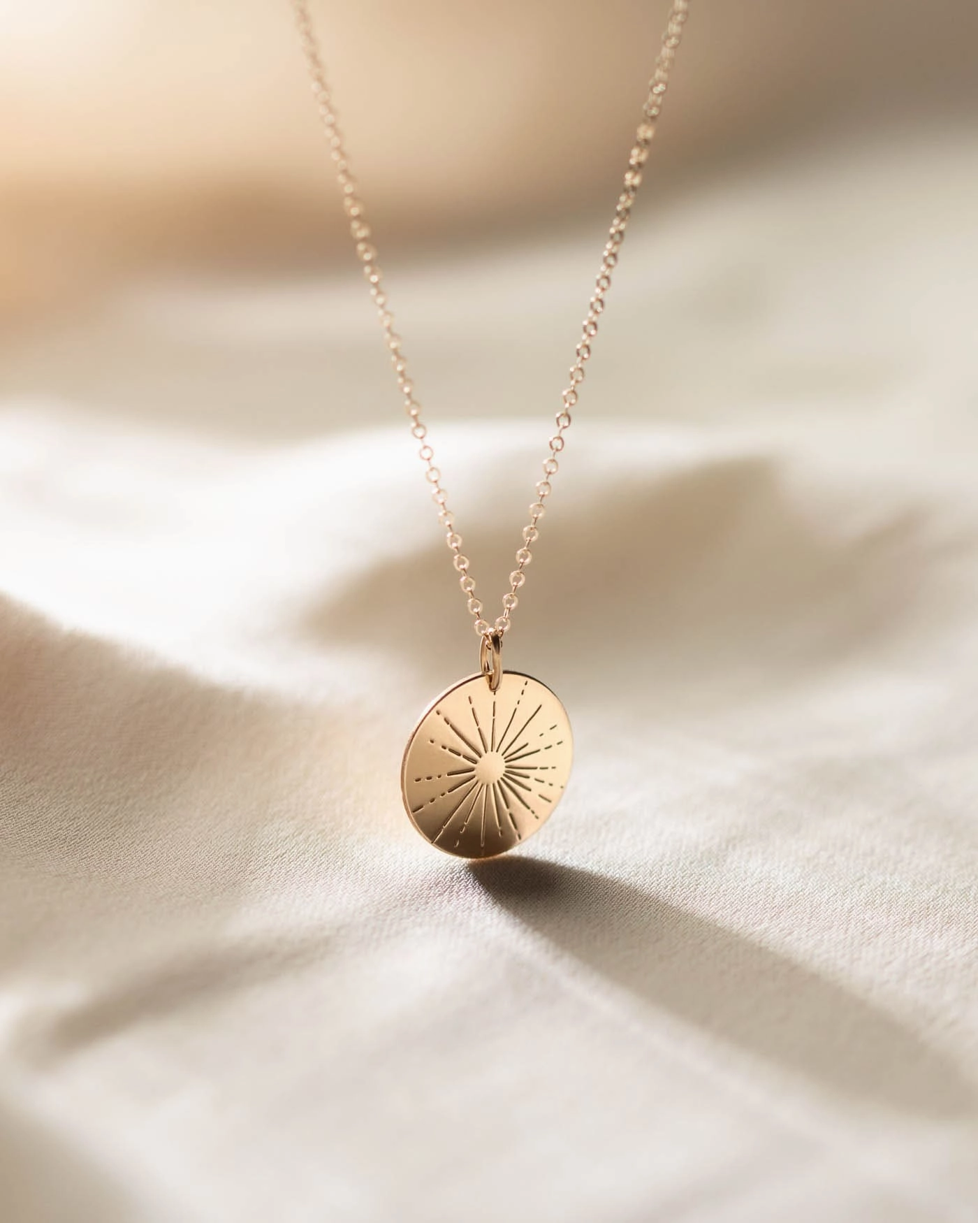 Large Sun Necklace Subtle Elegance Lovely Style