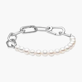 Flawless Glow 925 Silver Pearl Silver Bracelet