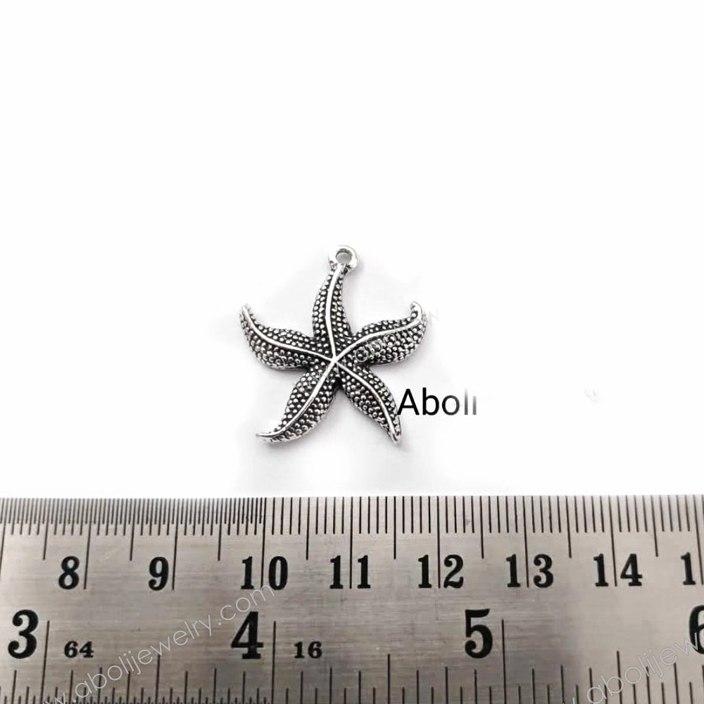 Everyday Sparkle Versatile Fit Silver starfish charm sea animals ocean theme charm CHMS60 1 charm