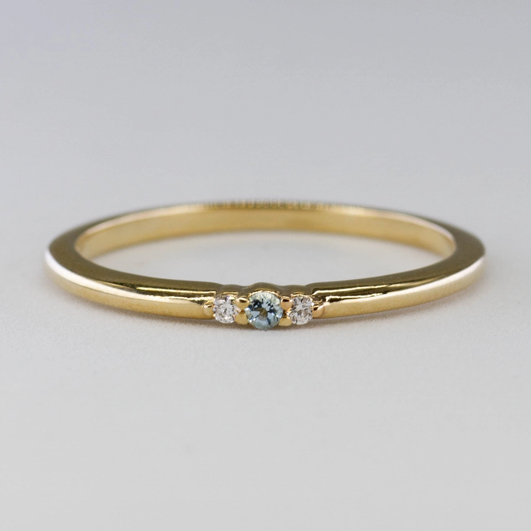 '100 Ways' Birthstone Stacking Rings | Options Available | Sleek Detail