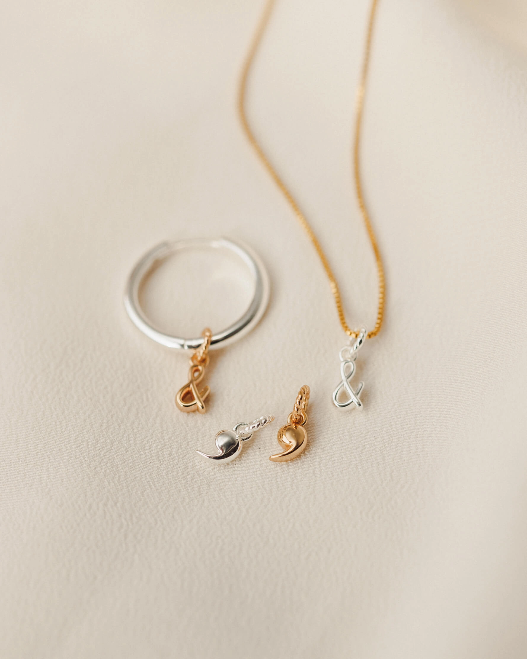 Comma Charm Stunning Style Shimmering Design