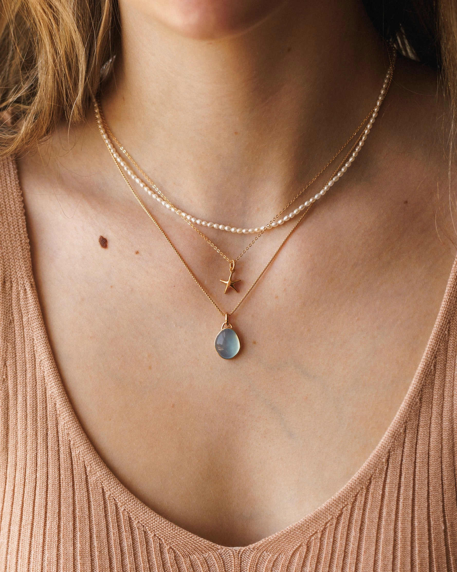 Shaped Precision Pav?? Starfish Charm