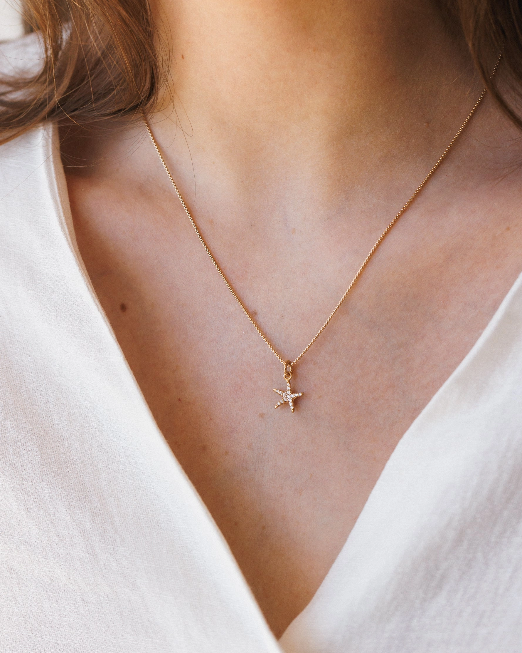 Pav?? Starfish Charm Dazzling Detail