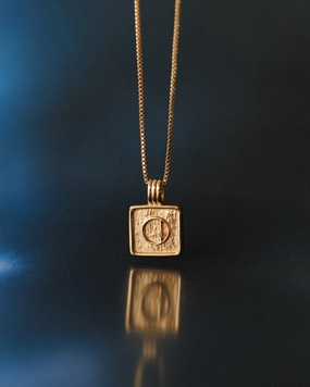 High-End Style Simple Ornament Enneagram Type Four Necklace