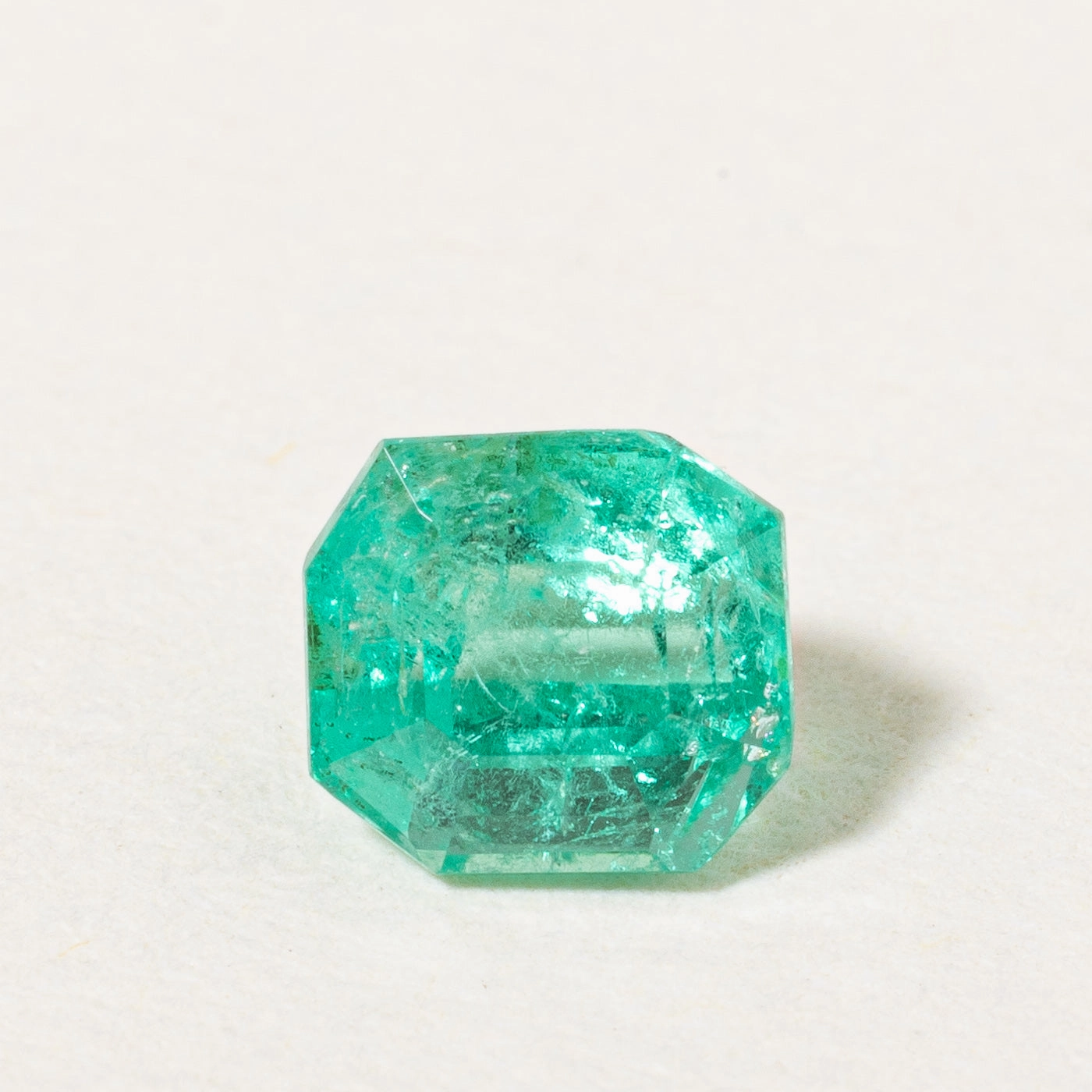 Rectangular Cut Corner Loose Emerald | 0.61ct | Custom Shine Design