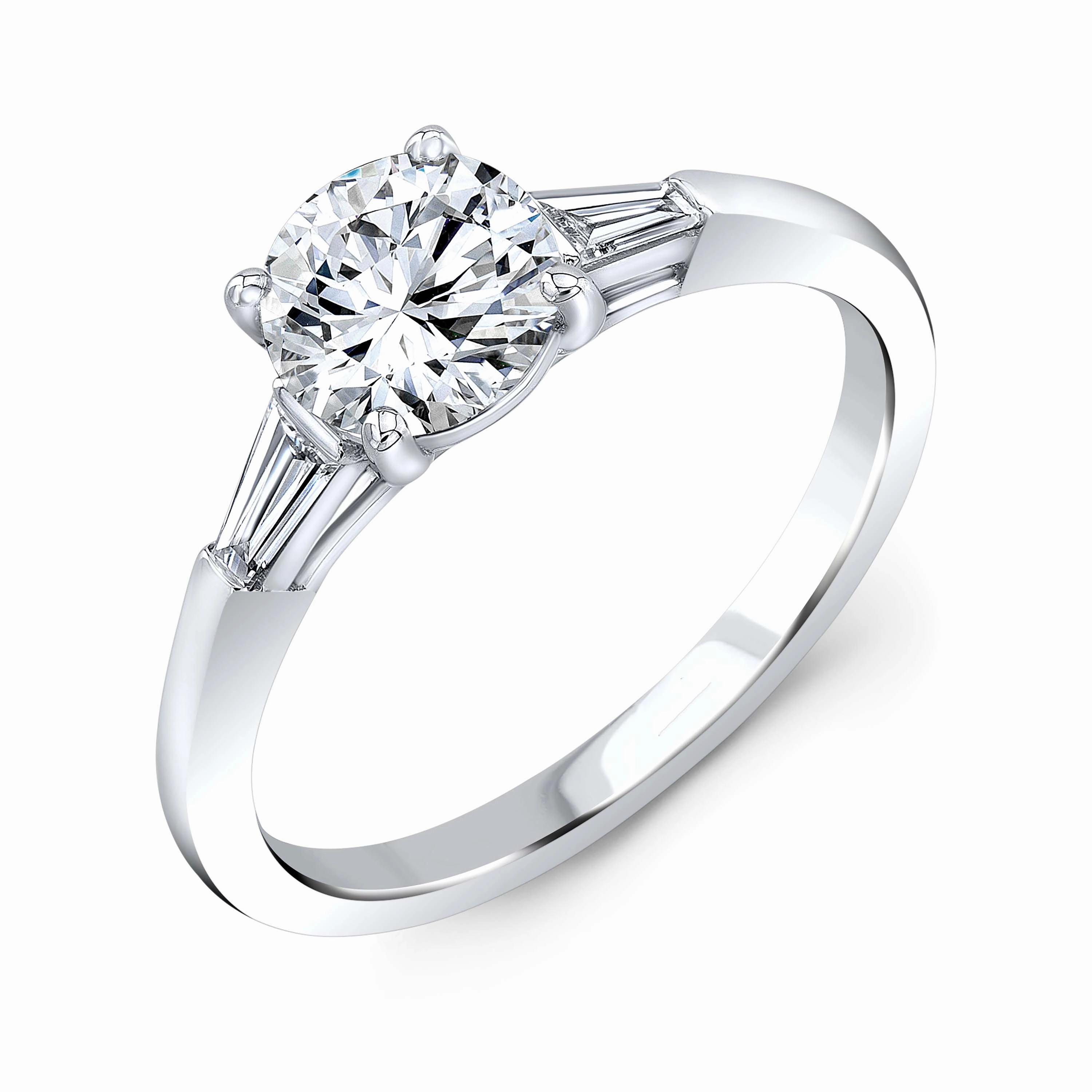 Attractive Look high-end design 14K White Gold Diamond Engagement Ring (1.75cttw)