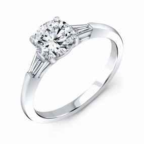Attractive Look high-end design 14K White Gold Diamond Engagement Ring (1.75cttw)