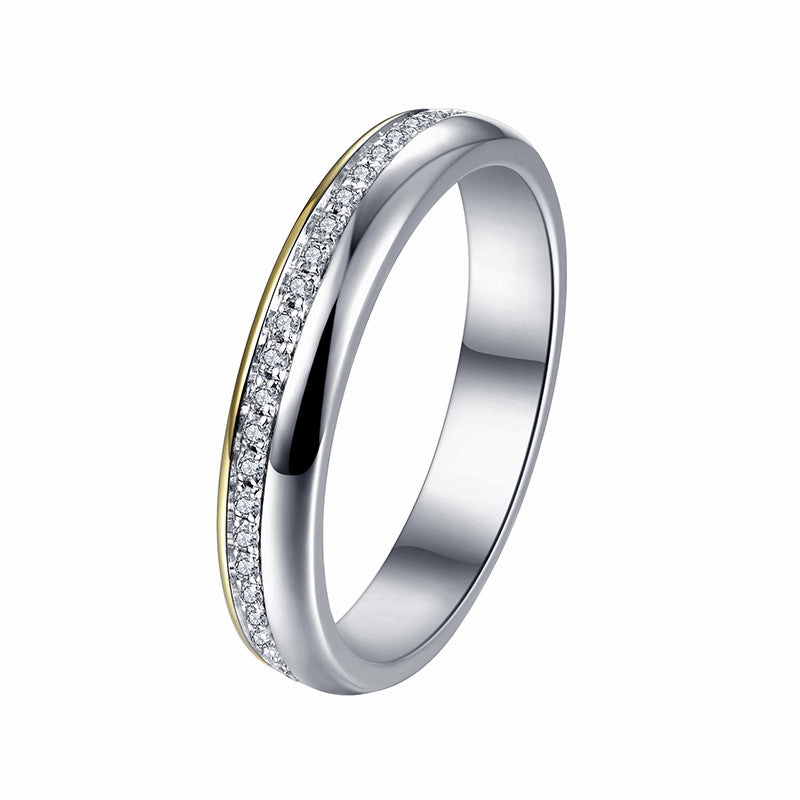 Couples Engagement Ring Band Set | S925 | Moissanite HighEnd Accessory Formal Fashion