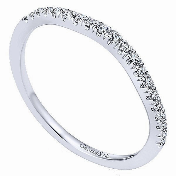Essential Jewelry Split Prong Contoured Diamond Band .14 Cttw 14K Gold  202B