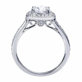 Bead Set Cushion Shaped Diamond Ring  .48 Cttw 14K Gold 187A Artisan Accessory