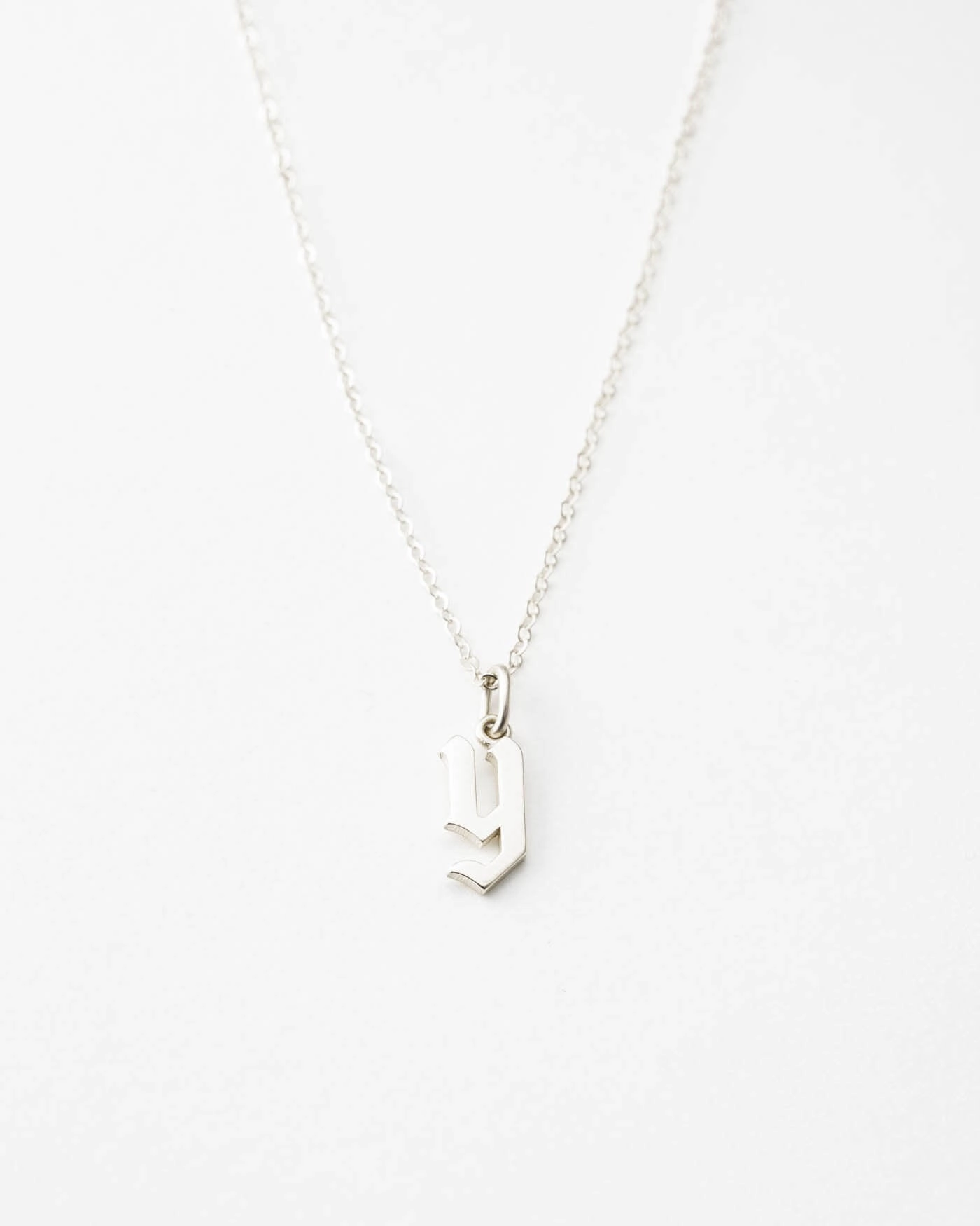 Timeless Adornment Value Present Dainty Gothic Initial Necklace