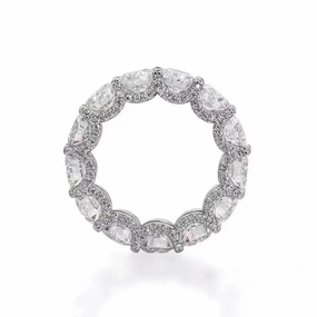 Fantastic Adornment Diamond Row Ring Band | S925 | CZ