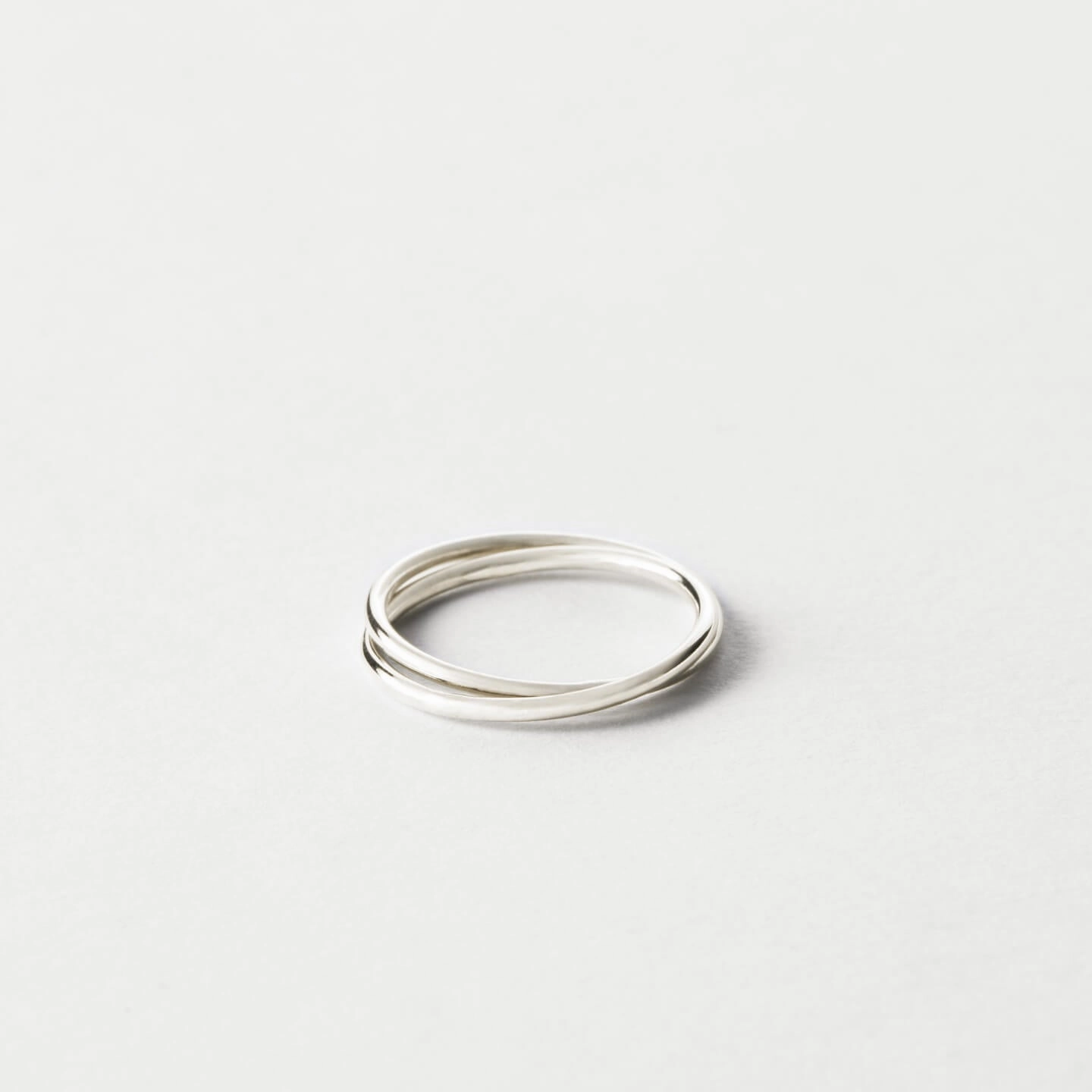 Delicate Piece Duet Ring