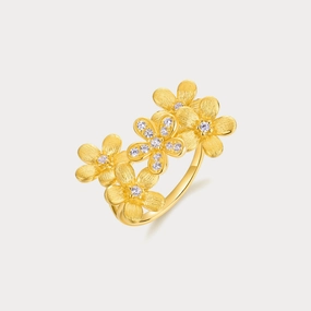 Romantic Event Gold Osmanthus Flower Ring