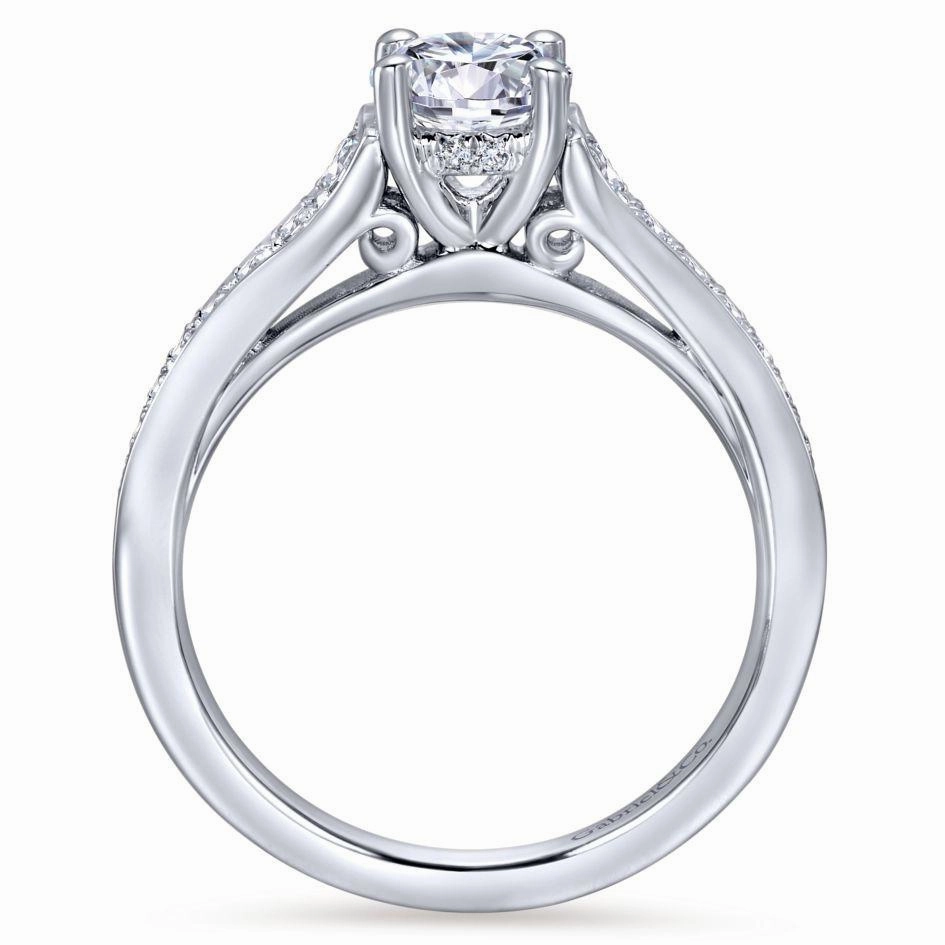 Clean Tapered Round Diamond Ring .25 Cttw 14K White Gold Seasonal Favorite Memorable Present