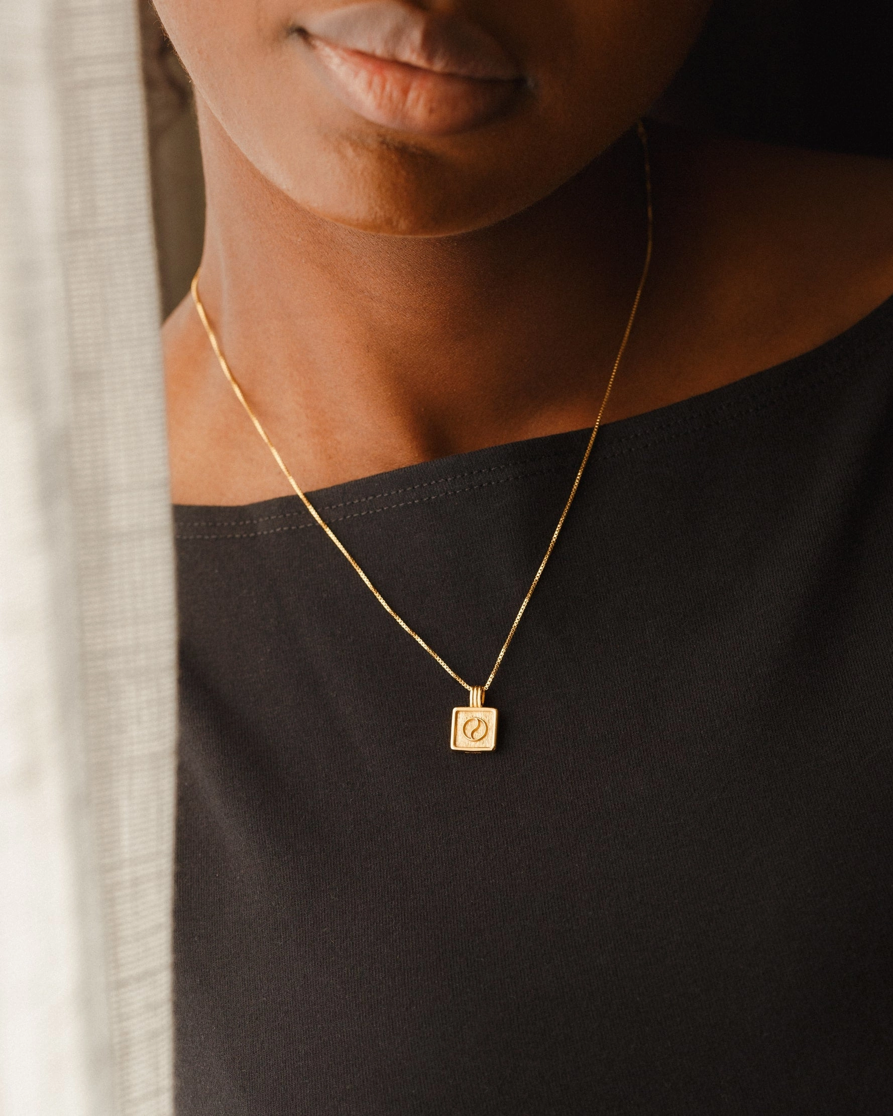 Modern Present Enneagram Type Nine Necklace