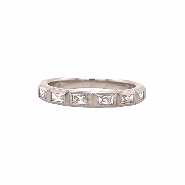 Perfect Present Glittery Accent FRENCH CUT BAGUETTE BAND