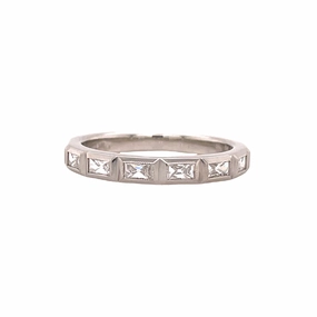 Perfect Present Glittery Accent FRENCH CUT BAGUETTE BAND