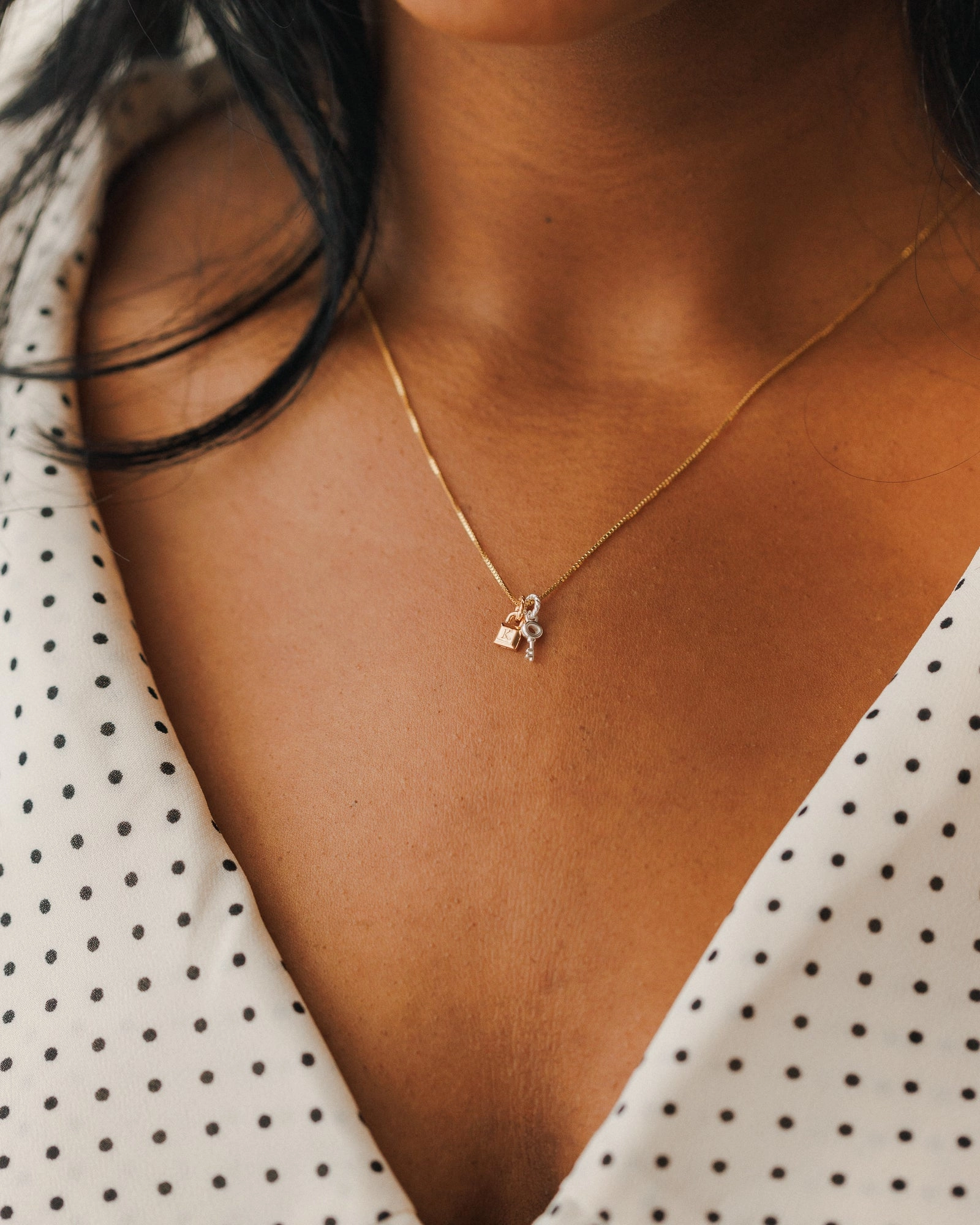 Skeleton Key Charm Delicate Touch