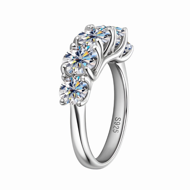 3.6 CTW Diamond Promise Ring | S925 | Moissanite | Day Wear
