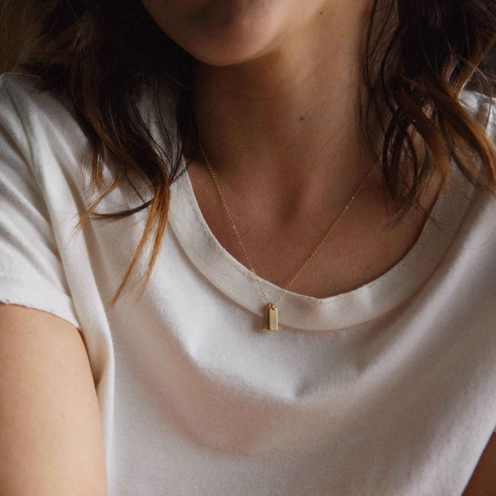 Extra Palermo Tag - 4x12mm Statement Accessory Elegant Shine Finish