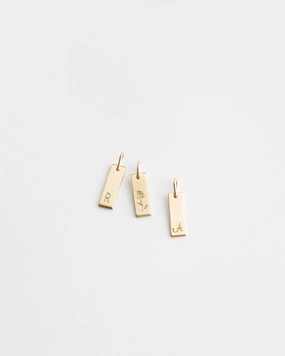 Extra Palermo Tag - 4x12mm Polished Contour