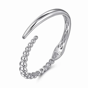 Sterling Silver Bujukan Bypass 6.25 Inch Bangle Exploratory Piece