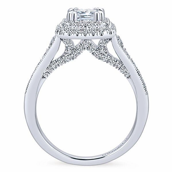 Emerald Cut Double Halo Diamond Ring .67 Cttw 384A Commemorative Gift generic product